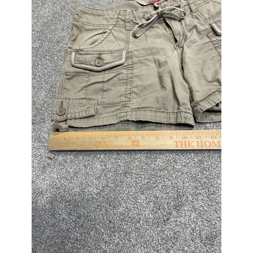 Y2K 00s Skater parachute Utility Cargo Low Rise Drawstring UNIONBAY Womens/jr 7 - Picture 9 of 13